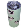 Shih Tzu SERENGETI 16 Oz. Stainless Steel, Vacuum Insulated Tumbler with Spill Proof Lid - 3D Print - Insulated Travel mug for Hot or Cold Drinks (Shih Tzu Tumbler)
