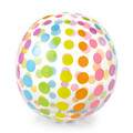 Intex Jumbo Inflatable 42" Giant Beach Ball - Crystal Clear with Translucent Dots, 1 Pack
