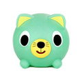 Jabber Ball Sankyo Toys Squeeze and Play Sound Ball - Green Cat