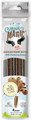 Milk Flavoring Straws Chocolate Peanut Butter Flavor 1 Pack of Straws (4 count