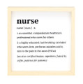 NURSE DEFINITION MEANING , Tabletop Art, And Nurse Gift