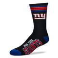 For Bare Feet NFL Black Deuce Socks Men's Size Large - New York Giants