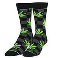 Odd Sox, Weed Fun Novelty Crew Socks for Men, Funny Dope Themes