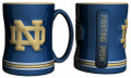 Notre Dame Fighting Irish 15 Ounce Sculpted Logo Relief Coffee Mug
