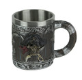 Wood Look Pirate Skull Drinking Tankard Gothic Coffee Cup Mug by Things2Die4