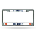 Rico Industries NCAA Syracuse Orange Standard Chrome License Plate Frame, 6 x 12.25-inches