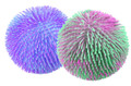 2 Multi-Color Tie Dye Swirl Jumbo 8" Puffer Ball - Sensory Therapy Fidget Stress Balls - OT Autism SPD (Set of 2 Random Color Balls)