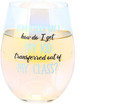 Pavilion-Homeschool Day 1 -How do I get my kid transferred out of my class- Humorous Themed Wine Glass - 18 oz Stemless Wine Glass