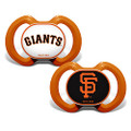 MasterPieces MLB San Francisco Giants Pacifier 2 Pack Alternate, Team Colors, One Size