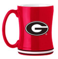 Logo Brands Georgia Bulldogs 14oz Relief Mug