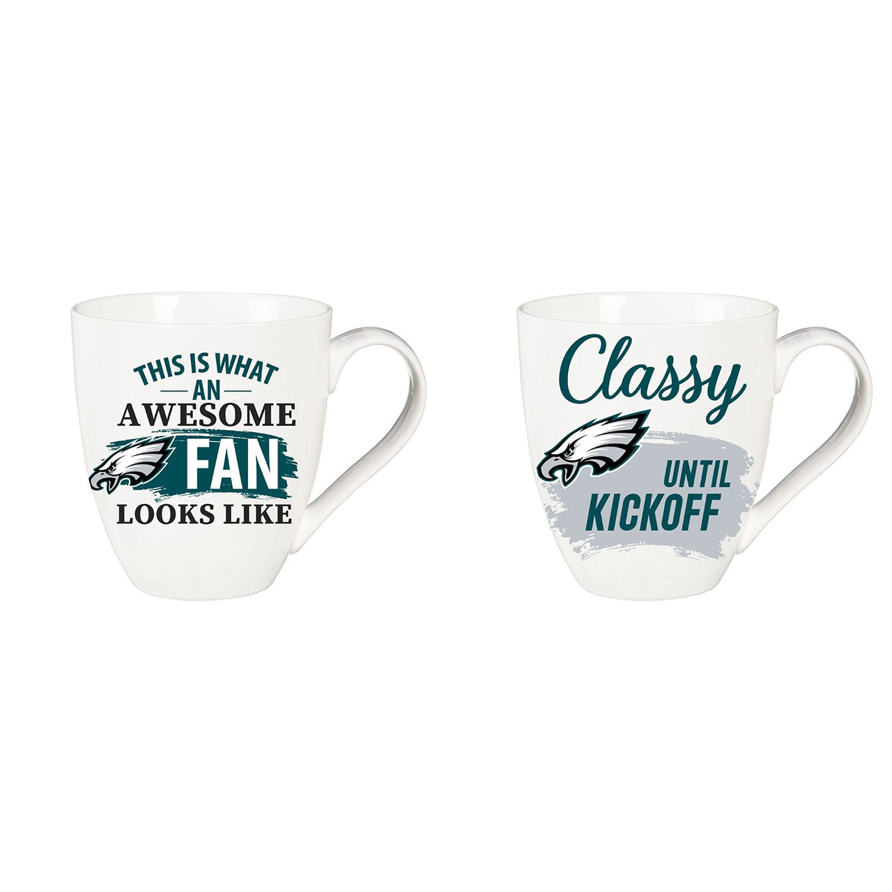 Evergreen Philadelphia Eagles, Ceramic Cup O'Java 17oz Gift Set