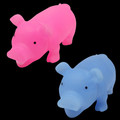 Animolds Squeeze Novelty Toys & Amusements Screaming Rubber Squeeze Me Piggie Glow in The Dark 2PK