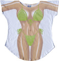 LA Imprints Original Bikini Shirt Cover Up - Funny Cover Up for Swimwear Women Girls Men