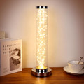 Bedroom LKUA Fairy Light String Table lamp, Modern Glass, Bedside Night Light for Bedroom (18" Warm White)