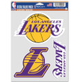 WinCraft NBA Los Angeles Lakers Decal Multi Use Fan 3 Pack, Team Colors, One Size