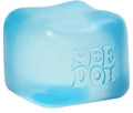 Nee Doh Nice Cube Squish Toy, Ages 3+ (Blue), 1ct