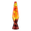 Lava Original Lamp - 14.5" Erupting Crater - Yellow Wax and Red Liquid - Home Décor Motion Light - 2049