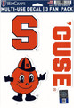 Wincraft NCAA Syracuse Orange Decal Multi Use Fan 3 Pack, Team Colors, One Size