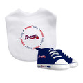 BabyFanatic 2 Piece Gift Set - MLB Atlanta Braves - Officially Licensed Baby Apparel