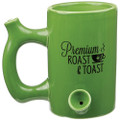 Premium Roast And Toast Ceramic Mug - All In One Coffee Cup And Smoking Pipe