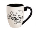 Cypress Home Best Grandma Ever Ceramic Coffee Mug, 18 ounces