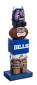 Buffalo Bills NFL Tiki Team Totem Garden Statue - 5.5"W x 4"D x 16"H