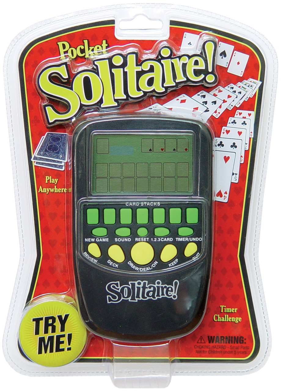 Electronic solitaire best sale