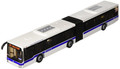 Daron RT8563 New York City MTA Metro Articulated Hybrid Electric Bus 1:43 Scale- 16 Inches long
