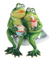 George S. Chen 6" Frog Couple