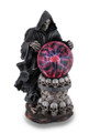 Resin Indoor Figurine Lamps Destroyer Of Worlds Grim Reaper Plasma Crystal Ball Accent Lamp 6.5 X 12 X 6 Inches Black