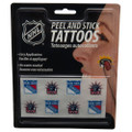 NHL New York Rangers Face Tattoos, 8-piece Set