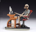 Skeleton Man With Desktop Figurine