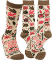 Primitives by Kathy Unisex Socks - And I Think to Myself What a Wonderful World