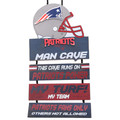 FOCO NFL Team Logo New England Patriots Mancave Man Cave Hanging Wall Sign
