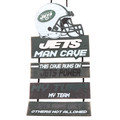 FOCO NFL Team New York Jets Logo Man Cave Helmet Hanging Wall Sign