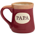 Best Job I've Ever Had Is Being A Papa Handpainted Stoneware Coffee Mug