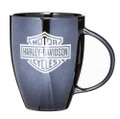 Harley-Davidson Ceramic Coffee Mug, Bar & Shield Bistro 18 oz Black 3BLM4900