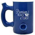 Premium Roast And Toast Ceramic Blue Pipe Mug