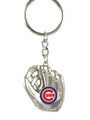 aminco Chicago Cubs - MLB Silver Baseball Glove Keychain