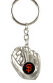 aminco San Francisco Giants - MLB Silver Baseball Glove Keychain
