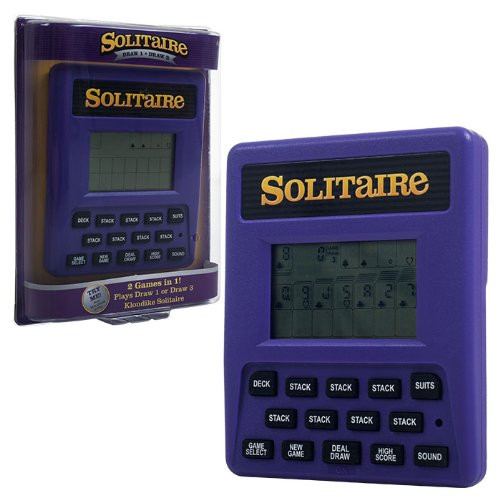 Hand held battery sales operated solitaire games