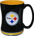Pittsburgh Steelers 14 Ounce Sculpted Logo Relief Coffee Mug
