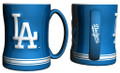 L.A. Dodgers Navy Blue 15oz. Ceramic Relief Mug