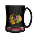 NHL Chicago Blackhawks Sculpted Relief Mug, 14-Ounce