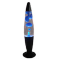 Lamp - Black Base Clear Liquid Blue #239