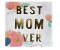 Slant Collections Foil Beverage Napkin - Best Mom Ever