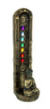 Fantasy Gifts 2837 Standing Buddha Chakra Stone Incense Burner, 9 1/2 inches, Multicolor