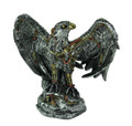 Everspring Import Company Resin Statues Metallic Silver Finish Mechanical Steampunk Eagle Statue 11.25 X 10.75 X 8.5 Inches Silver