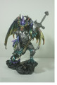 12" Blue/Green Dragon with Armor & Sword