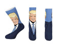 Cool Socks Men's Knit Crew Socks, Donald Trump